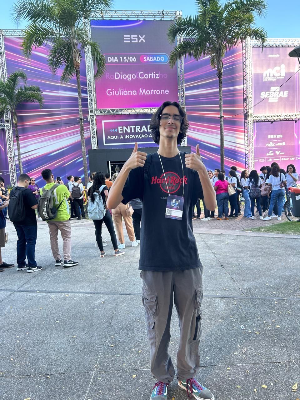 Participando de um dos maiores eventos de tecnologia do Espírito Santo